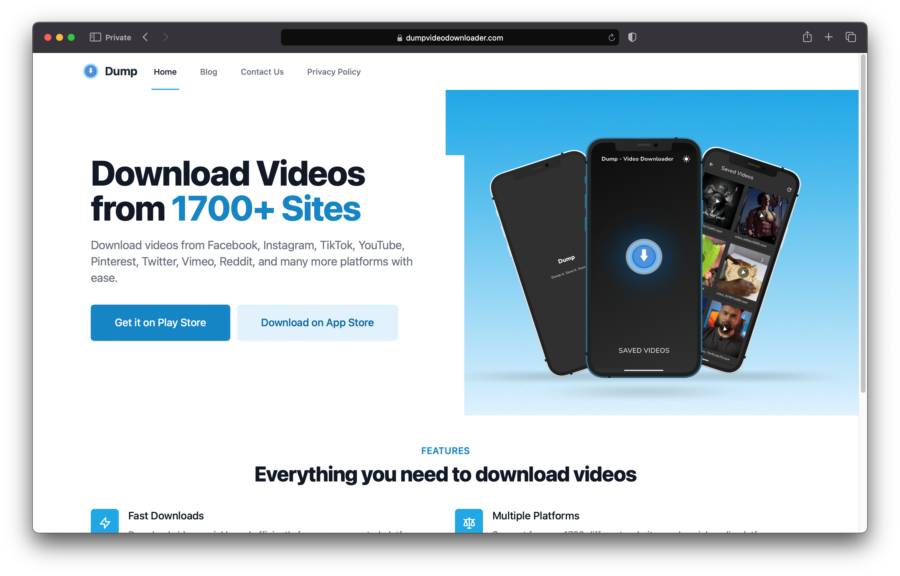 Dump Video Downloader